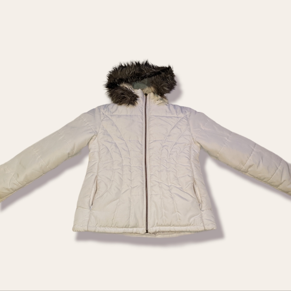 Kc collections White winter kids coat - Picture 1 of 16